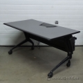 Vecta Grey Rolling Nesting Training Table with Connectivity